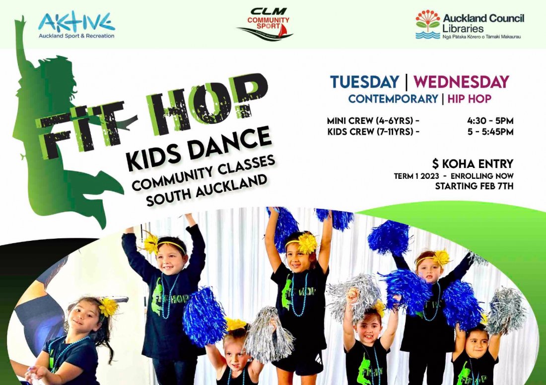 Kids Dance Community Classes, Takaanini Library and Community Hub
