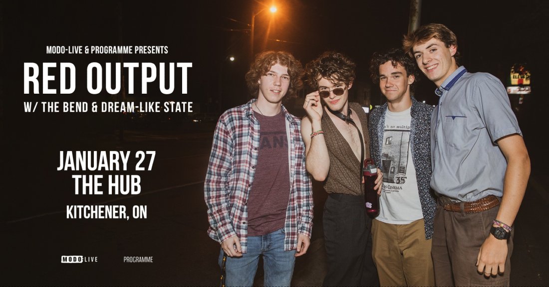 Red Output LIVE in Downtown Kitchener at The Hub!, The Hub (fka Wax