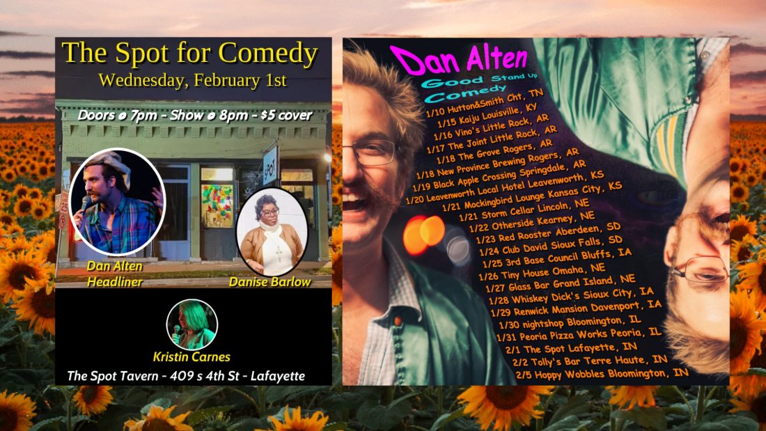 Good Stand Up Comedy with Dan Alten at the Spot, The Spot Tavern, South