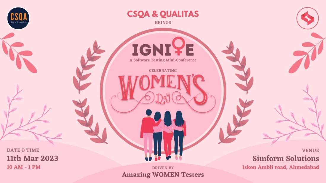 IGNITE 2023 A Software Testing Mini Conference Tickets Simform 