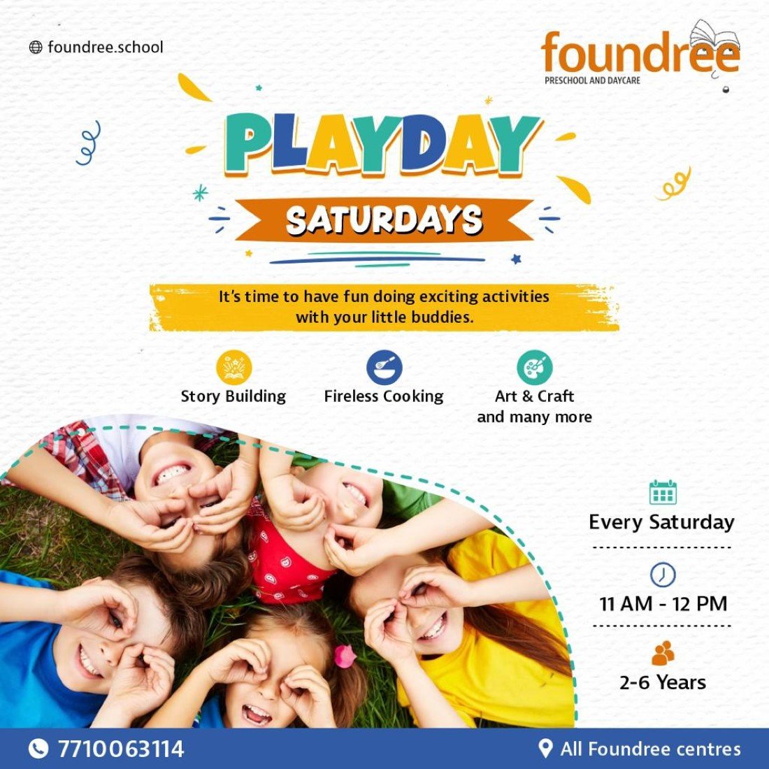 Playday Saturday Event, Foundree Preschool Road, Thane, February 25