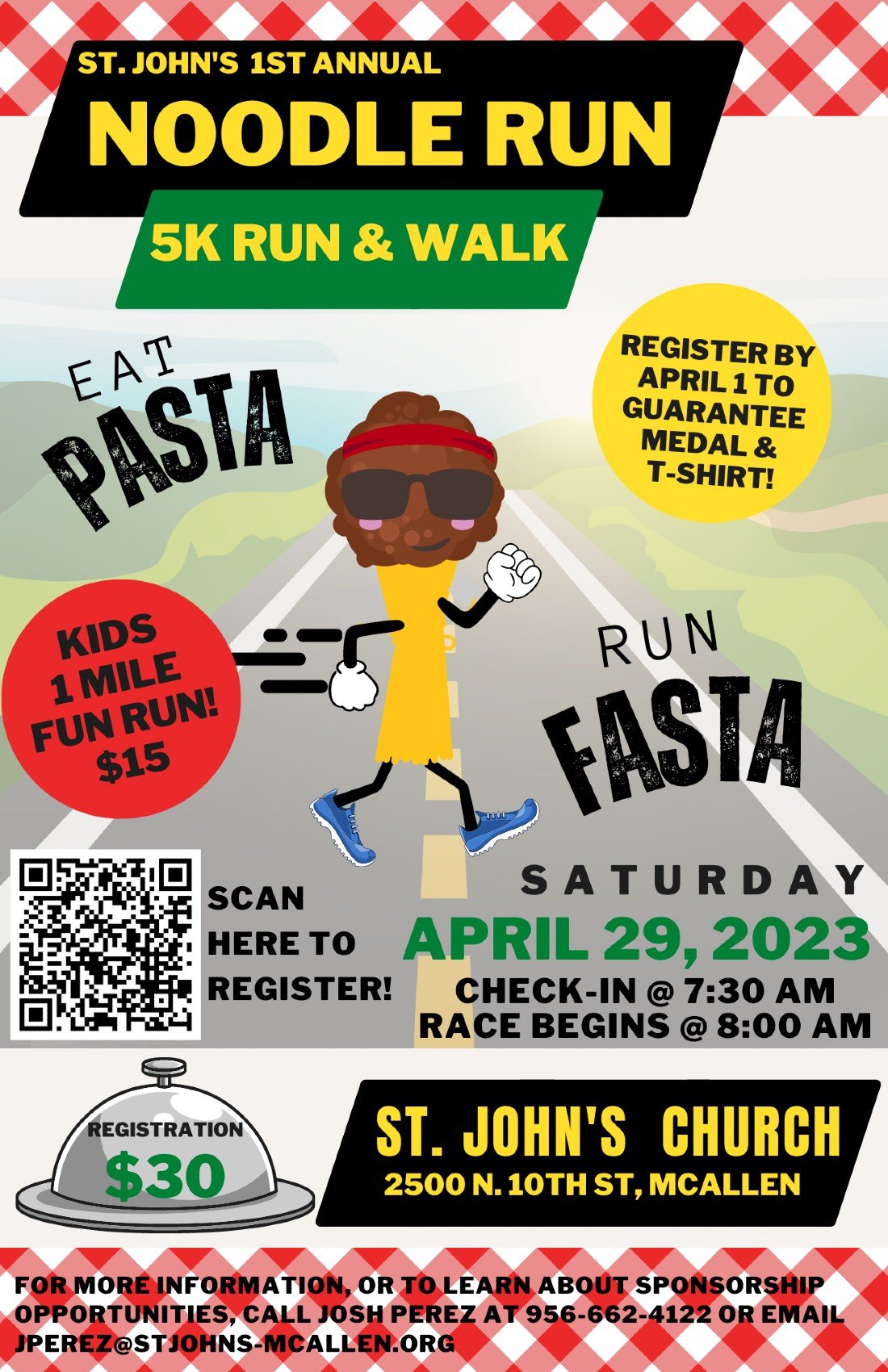 St. Johns Noodle Run/Walk, St. John's Episcopal, North 10th Street