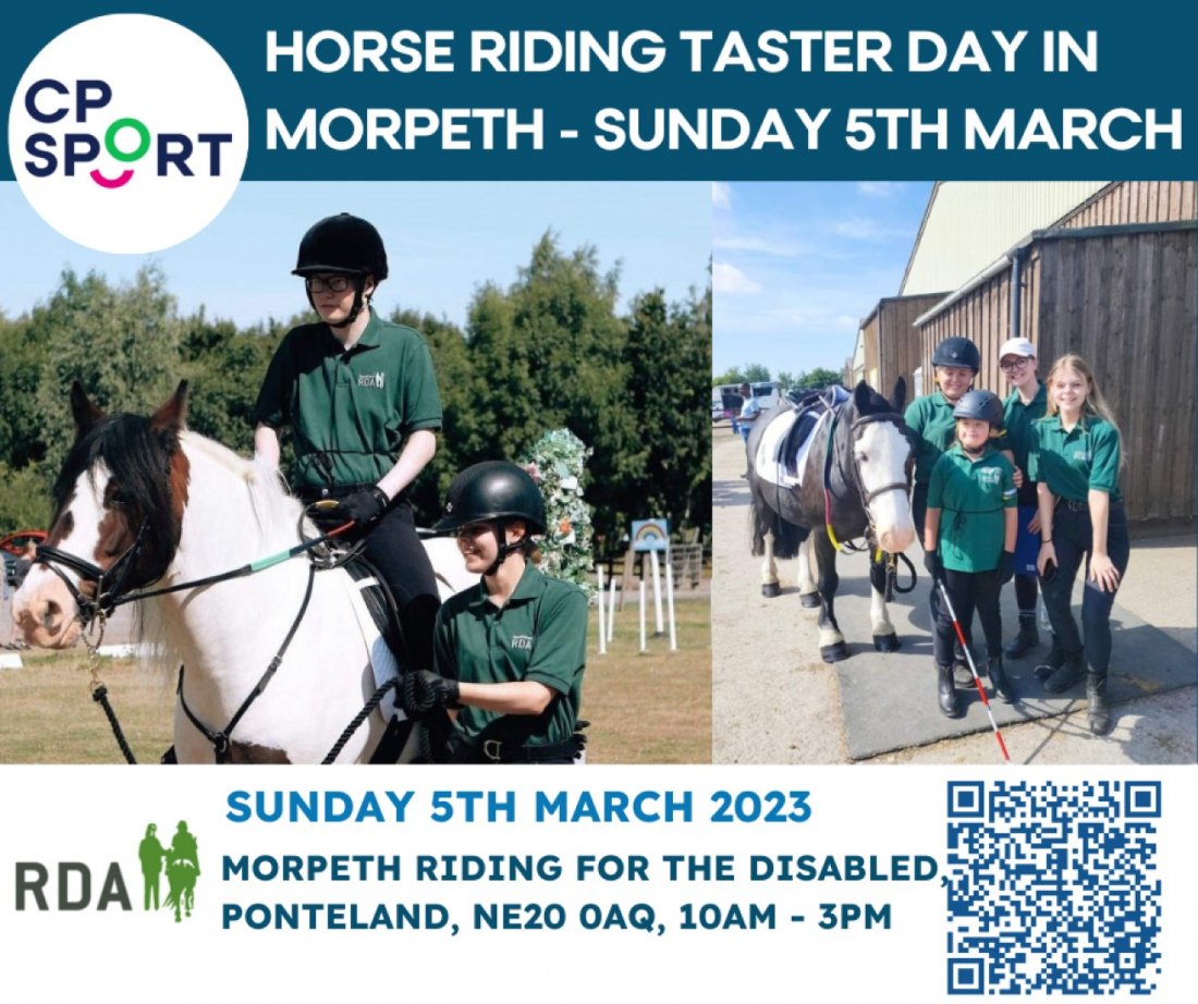 CP Sport RDA Taster Day Equestrian, Morpeth Riding for the Disabled