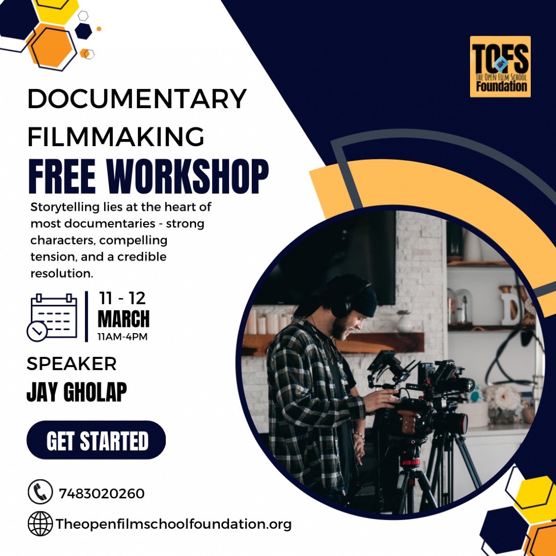Documentary Filmmaking - Free event, The Open Film School Foundation ...