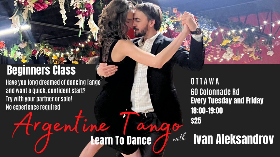 Argentine Tango Beginner Class, Art Motion Dance Studio, Nepean, 17 ...
