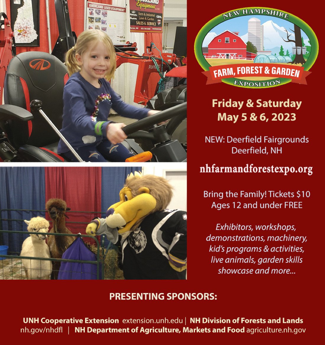 40th Annual NH Farm, Forest & Garden Expo, Deerfield Fair, 5 May 2023
