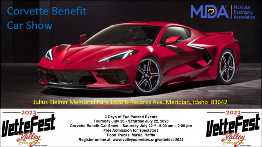 Valley Corvettes VetteFest 23, kleiner memorial park, Meridian, 20 July ...