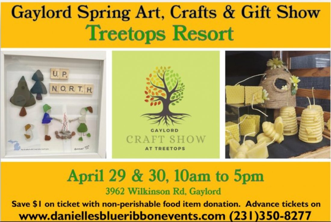 Gaylord Spring Craft Show at Treetops, Treetops Resort, Gaylord, 29 April to 30 April AllEvents.in