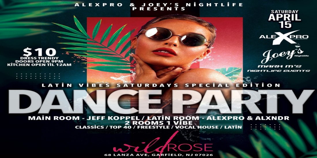 Dance Party At Wild Rose! 2 Rooms And 3 DJs! 10 Admission!, Wild Rose