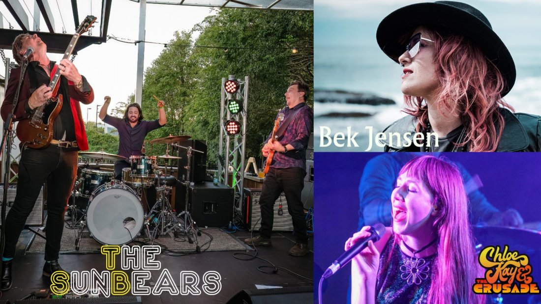 The SunBears + Chloe Kay & The Crusade + Bek Jensen, White Eagle Polish