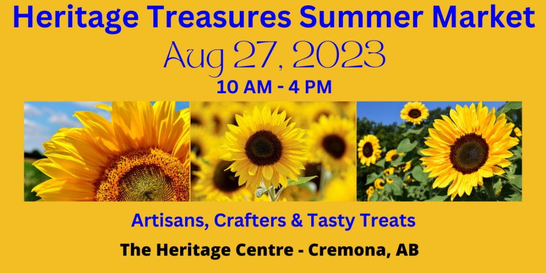 Heritage Treasures Summer Market, The Heritage Centre by Mountain View