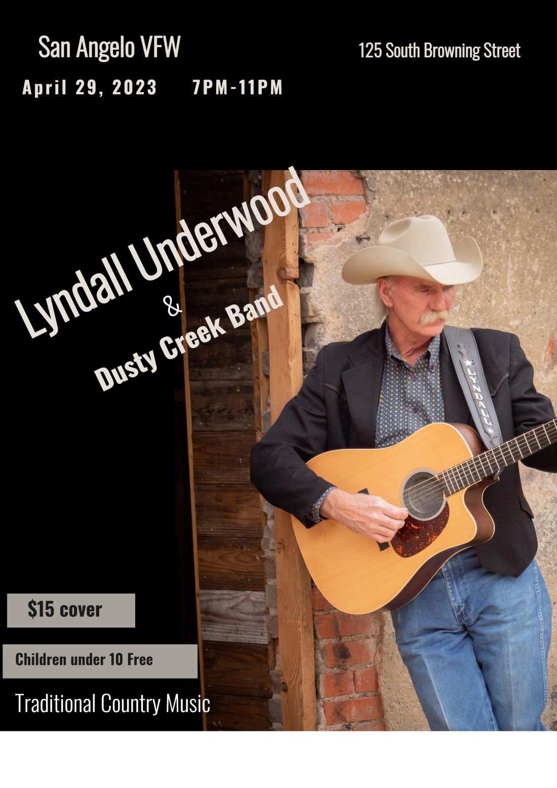 Lyndall Underwood & Dusty Creek Band at San Angelo VFW, Veterans of