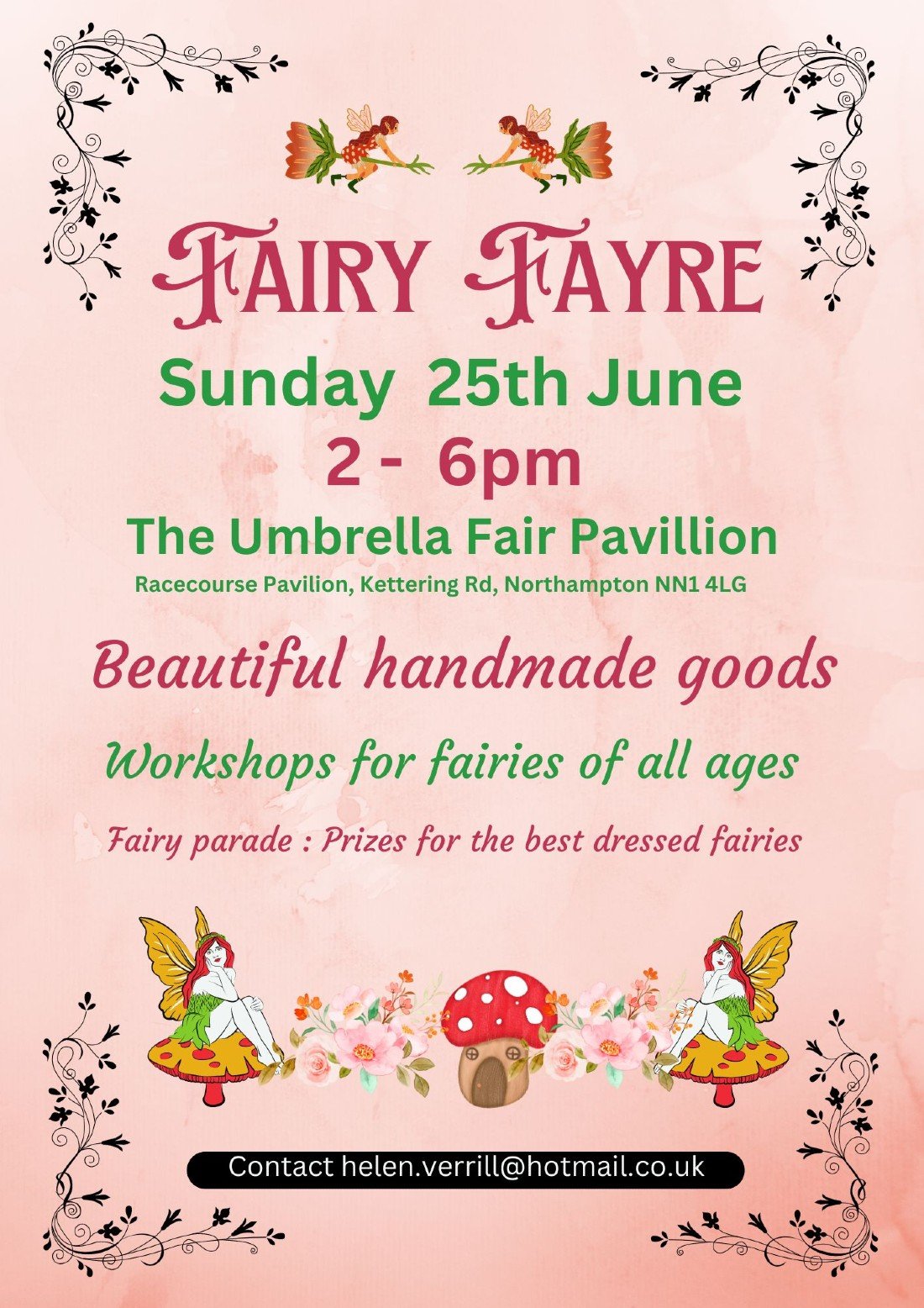 Fairy Fayre with crafts, and fairy parade, The Umbrella Fair