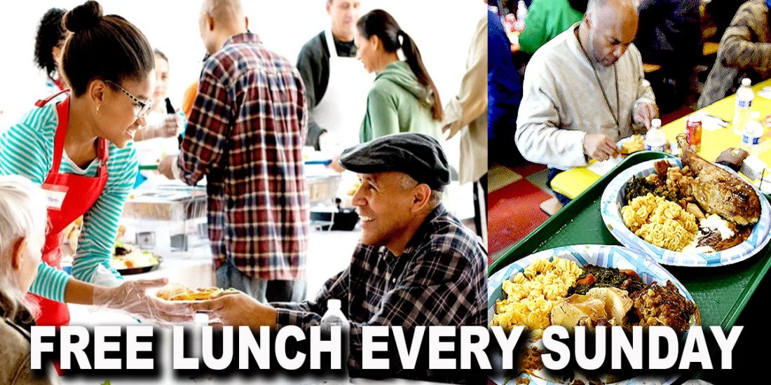 Free lunch every Sunday from 3430 PM in Lebanon TN, New Life Ministry