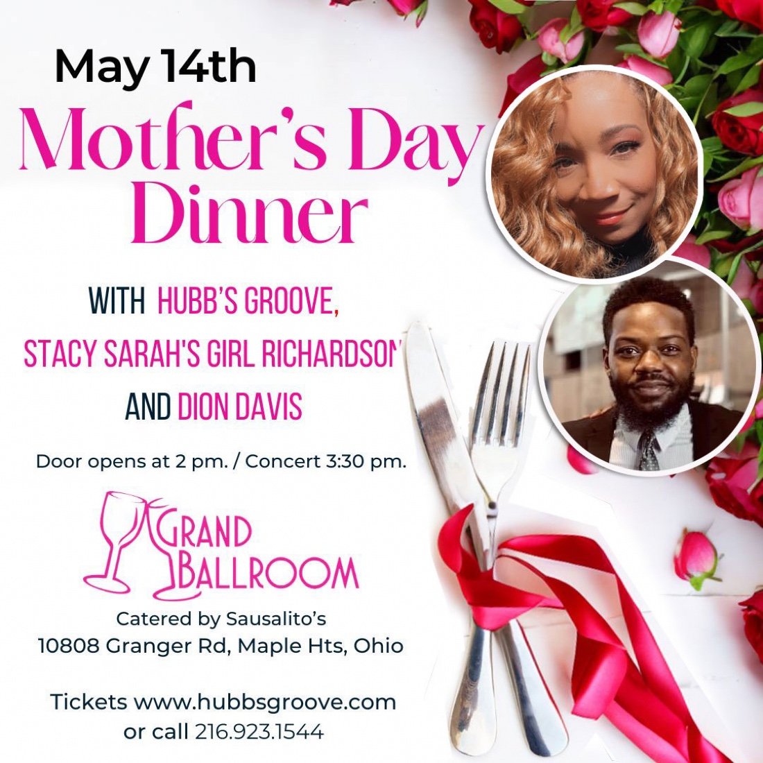 Hubbs Groove Mothers Day Dinner Concert, Grand ballroom , Garfield