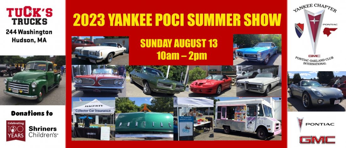 Tucks Trucks - Yankee POCI Summer Car Show, Tuck's Trucks GMC, Hudson
