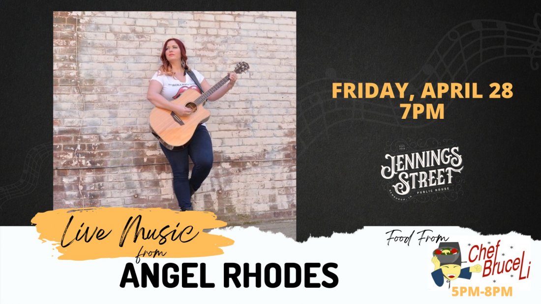 Angel Rhodes Live at Jennings Street Public House and Food From Bruce