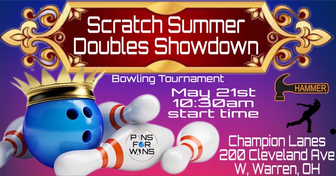 Scratch Summer Doubles Showdown Bowling Tournament , Champion lanes