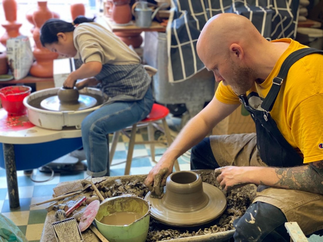 Mindful Pottery Retreat, UDUMBARA Helsinki pottery studio, August 19 to