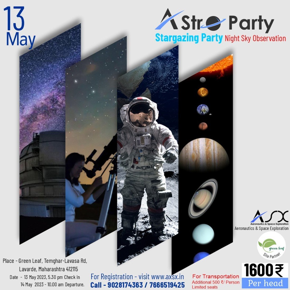 Stargazing Party Camping In Pune Green Leaf Pune May 13 To May 