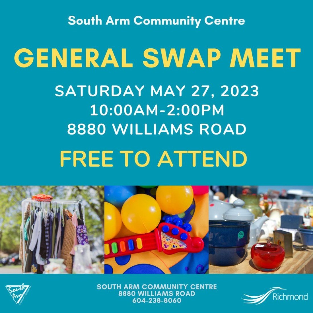 General Swap Meet , South Arm Community Centre , Richmond, 27 May 2023