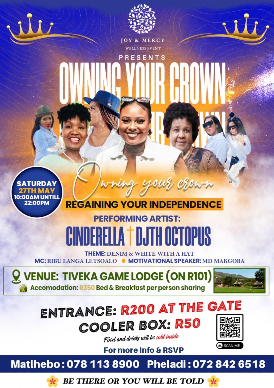 Joy and Mercy Wellness Event of Owning your crown & regaining your