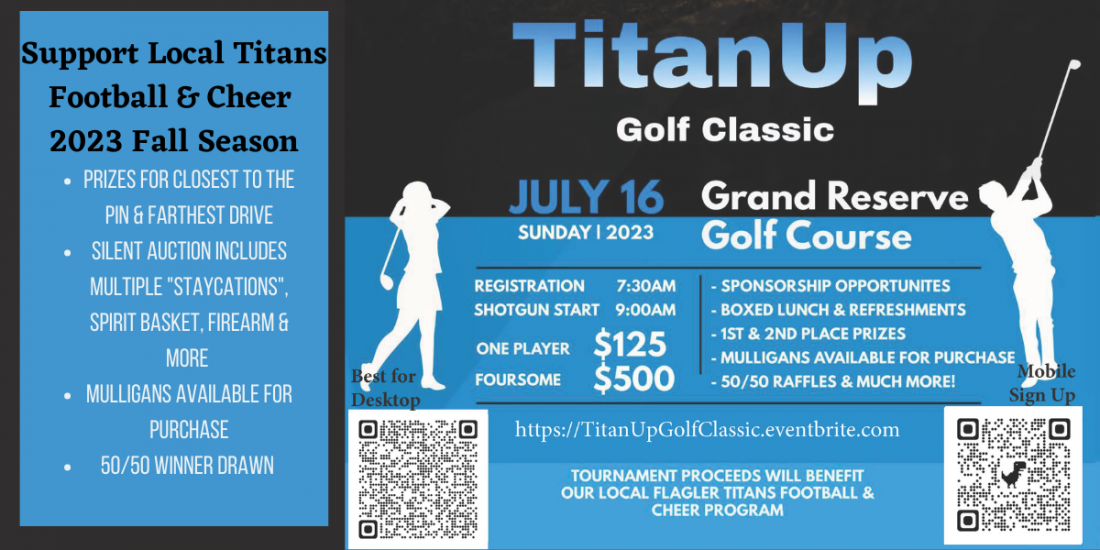 Titan Up Golf Classic , Grand Reserve Course , Bunnell, 16 July 2023