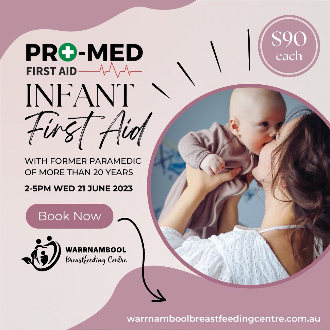 ProMed First Aid, The Warrnambool Breastfeeding Centre, 21 June 2023