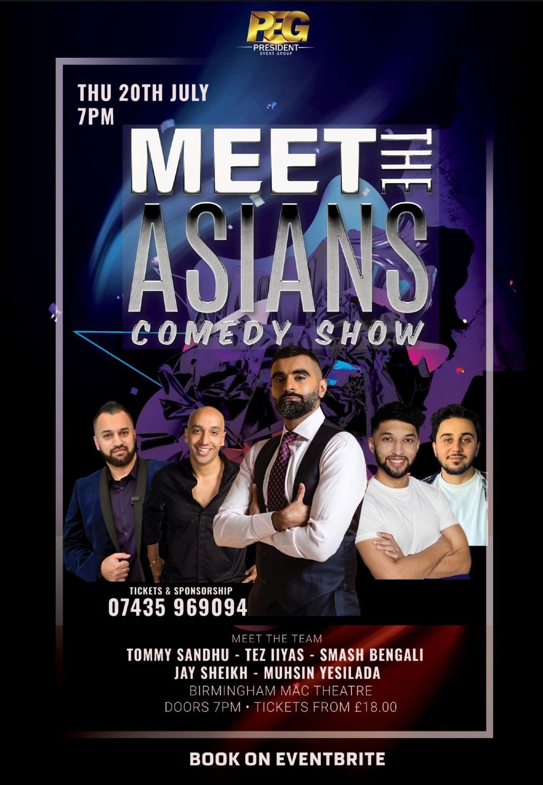 Meet the Asians Comedy Show Tickets, Midlands Art Centre, Birmingham