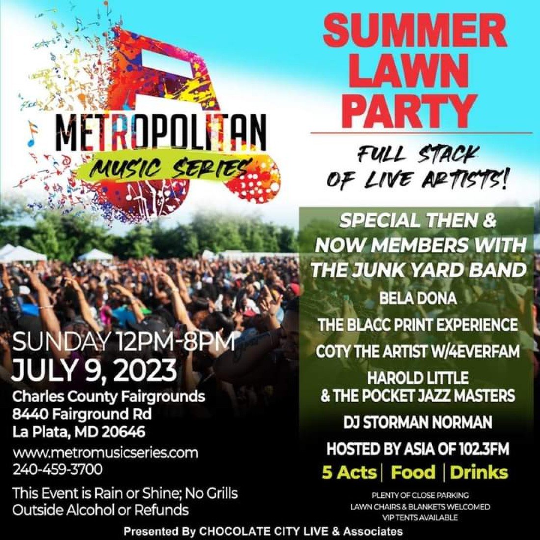 DMV SUMMER LAWN PARTY Charles County Fairgrounds And Event Center