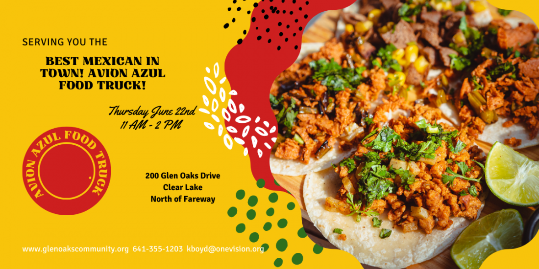 Avion Azul Food Truck Curbside and TimberCrest Apartments Open House