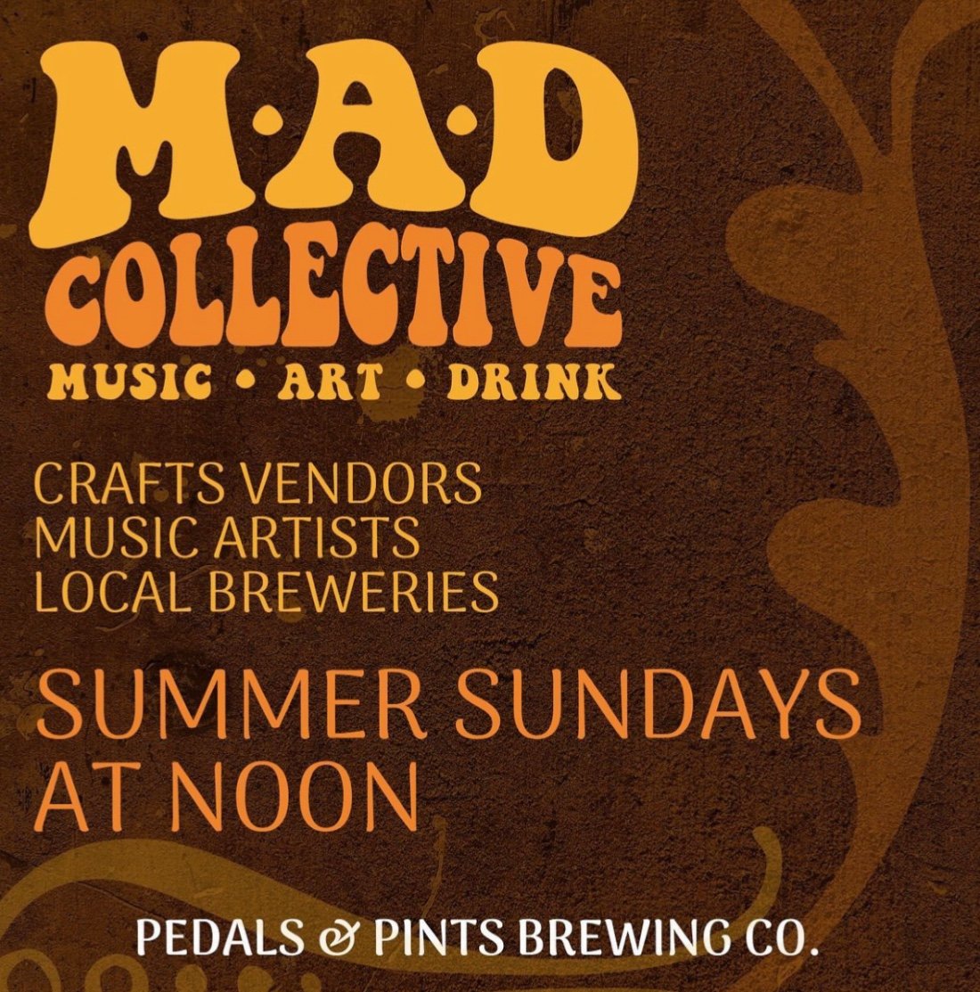 MAD Collective Summer Music/Art Series, Pedals & Pints Brewing Company