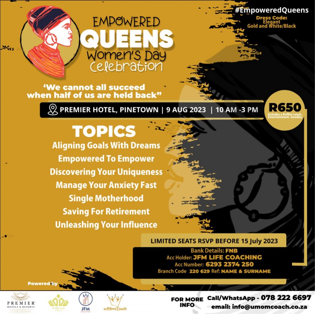 Empowered Queens Womens Day Celebration , Premier Splendid Inn