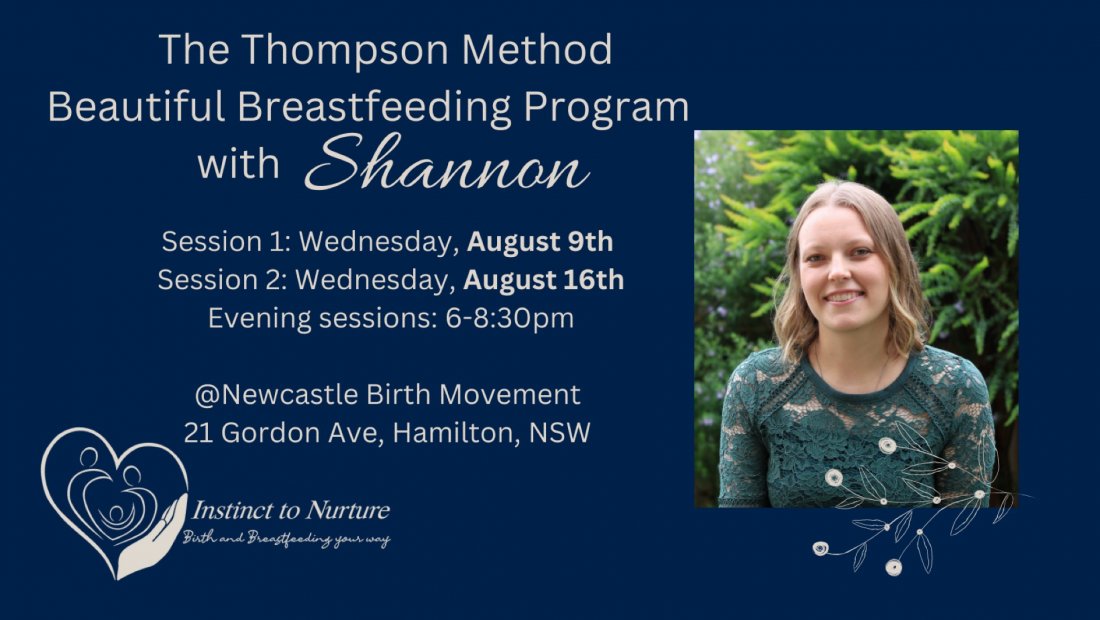 Beautiful Breastfeeding Program The Thompson Method, Newcastle Birth