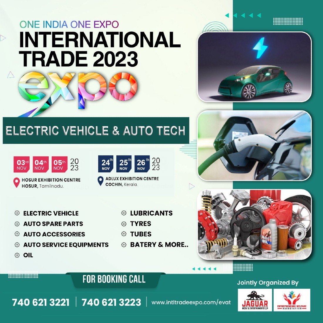 ELECTRIC VEHICLE & AUTO TECH EXPO 2023, Hotel Hills Exhibition Center