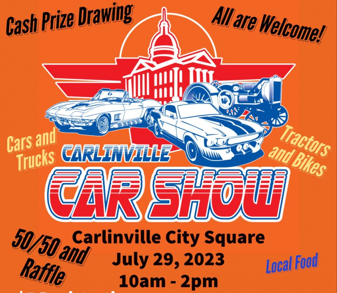 Carlinville Car Show 2023, Carlinville Historic District, July 29 2023
