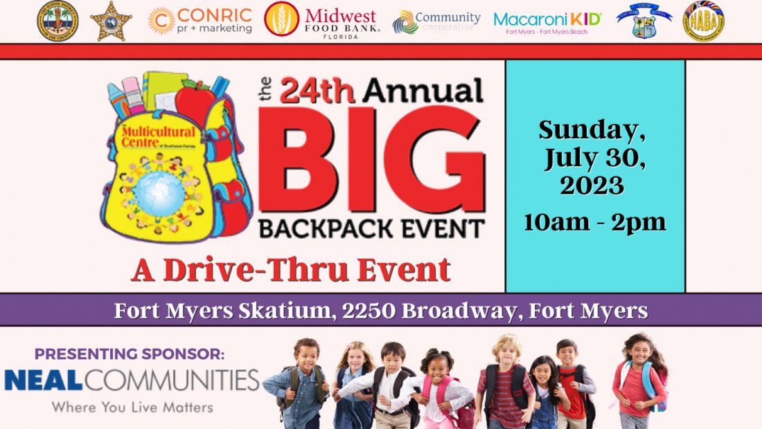 The Multicultural Centre of SWFL 24th Annual BIG Backpack Event, The