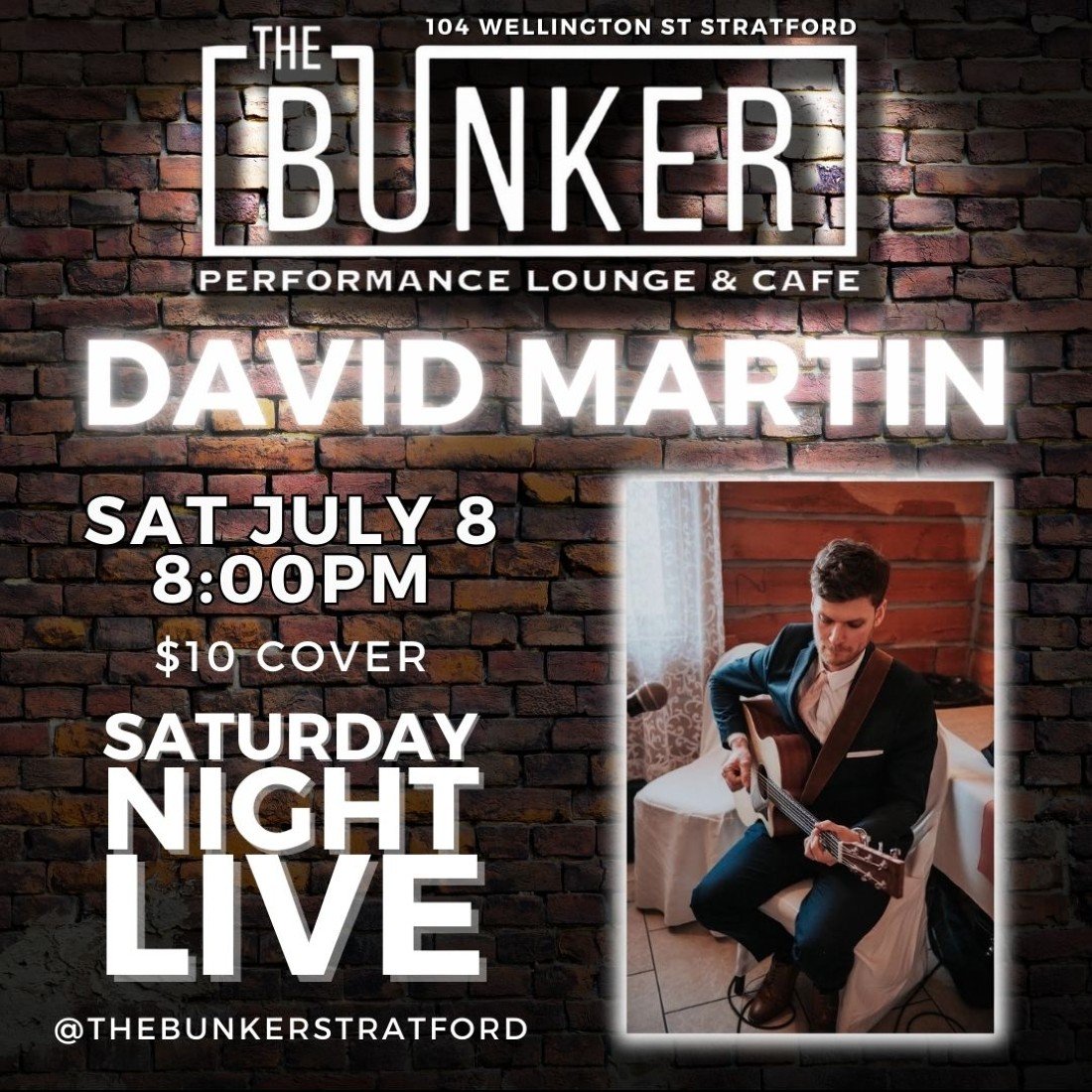 Saturday Night Live David Martin, The Bunker Performance Lounge