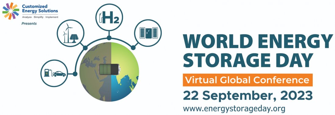 World Energy Storage Day Global Conference & Expo 2023, September 22 to ...