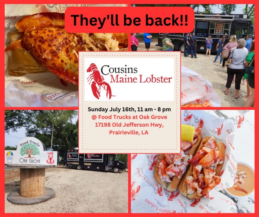 Cousins Maine Lobster Food Trucks at Oak Grove, Food Trucks Oak