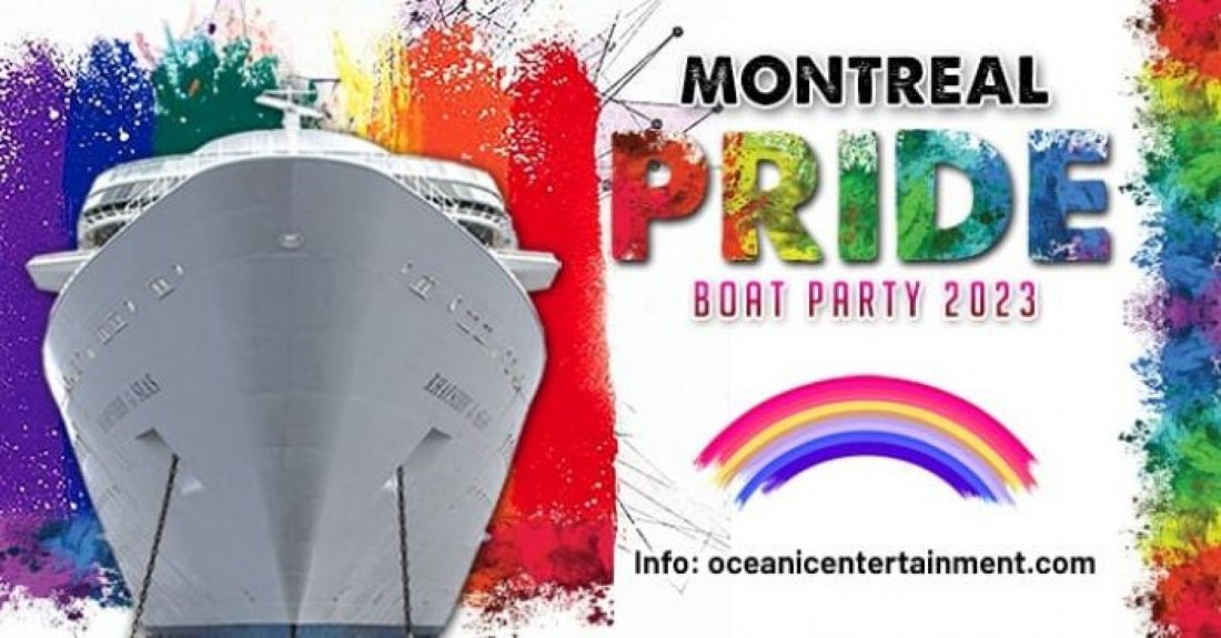 Montreal Pride Boat Party 2023, Navark Boat Tours, Longueuil, August 6