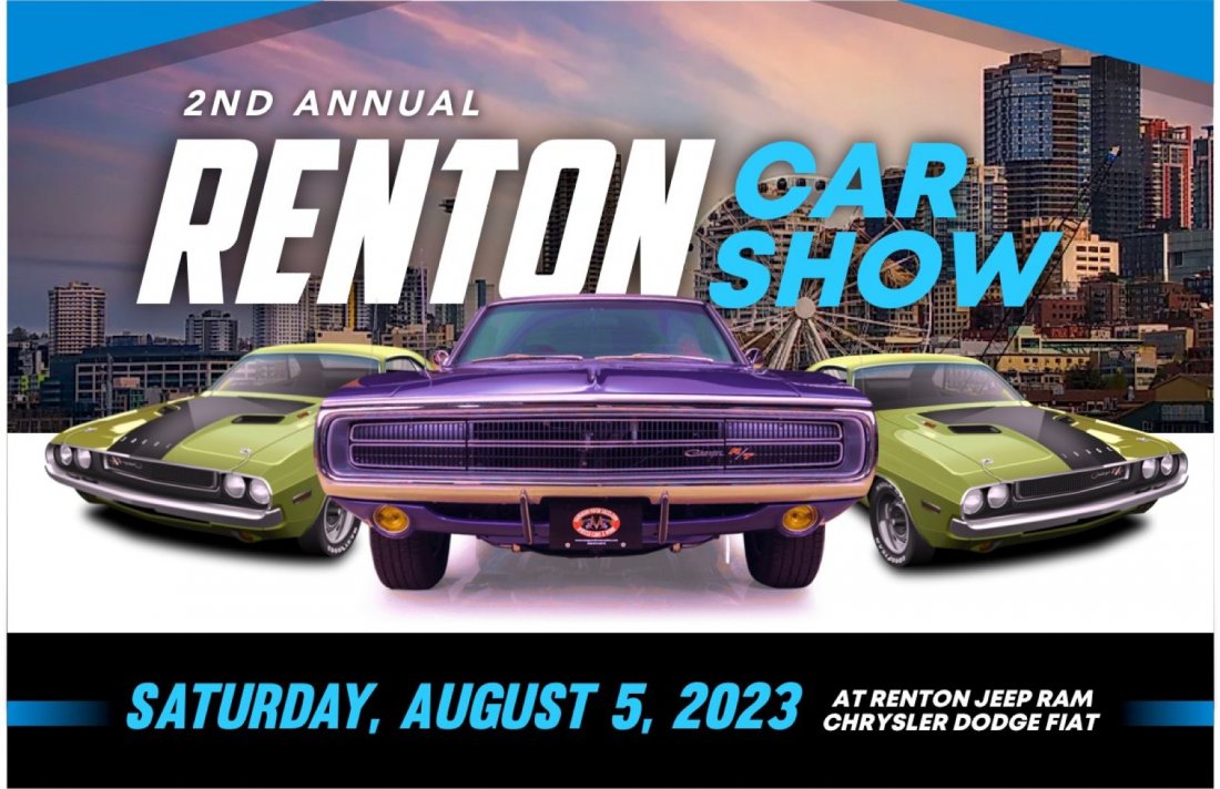 Renton Car Show, Renton Jeep Ram Dodge Chrysler, 5 August 2023