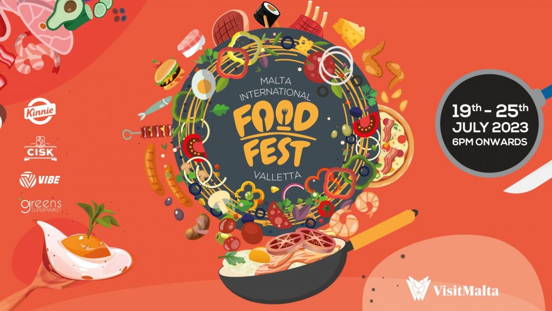 Malta International Food Festival 2023 Valletta, Triton Fountain