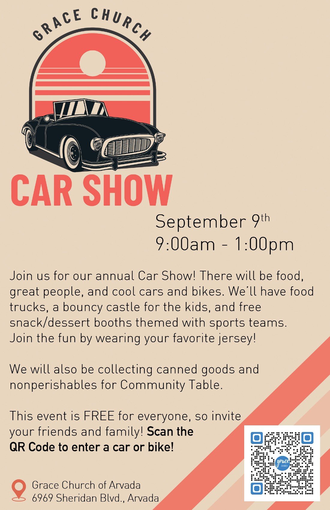 Grace Church of Arvada Car Show, Grace Church of Arvada, Sheridan