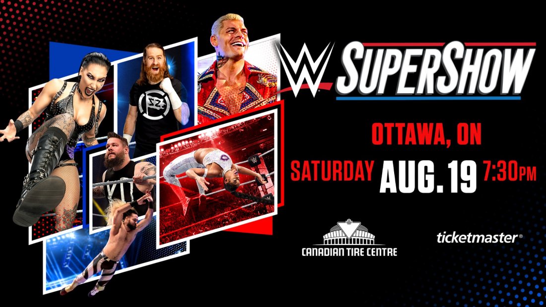 WWE Presents Supershow!, Canadian Tire Centre, Kanata, August 19 2023