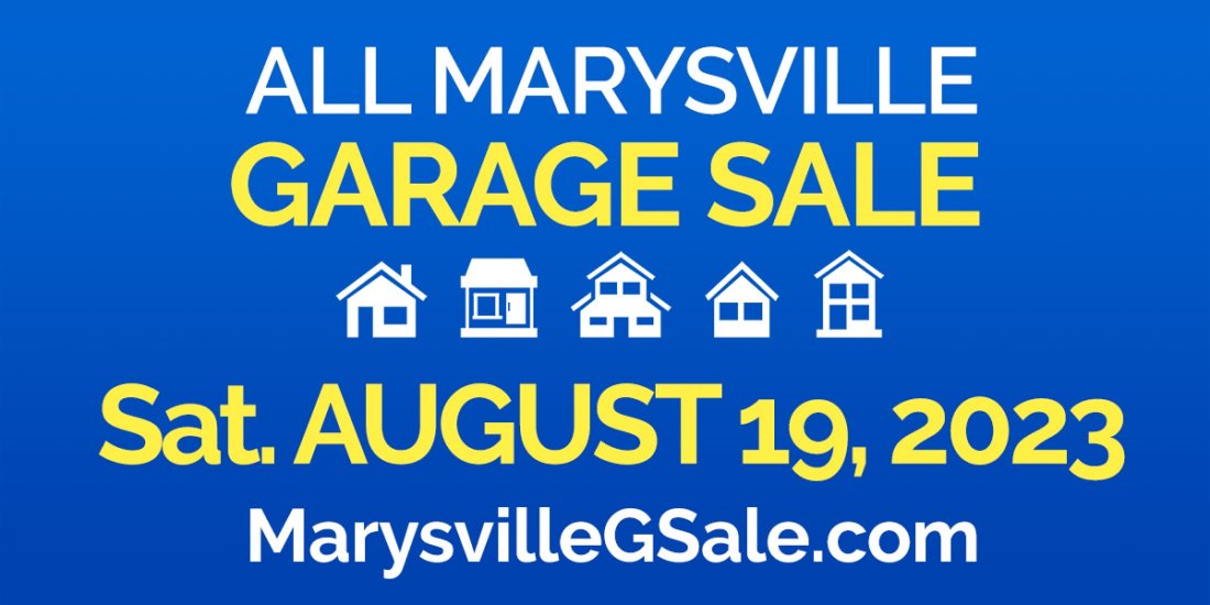 6th Annual All Marysville Garage Sale Aug. 19, Marysville, August 19