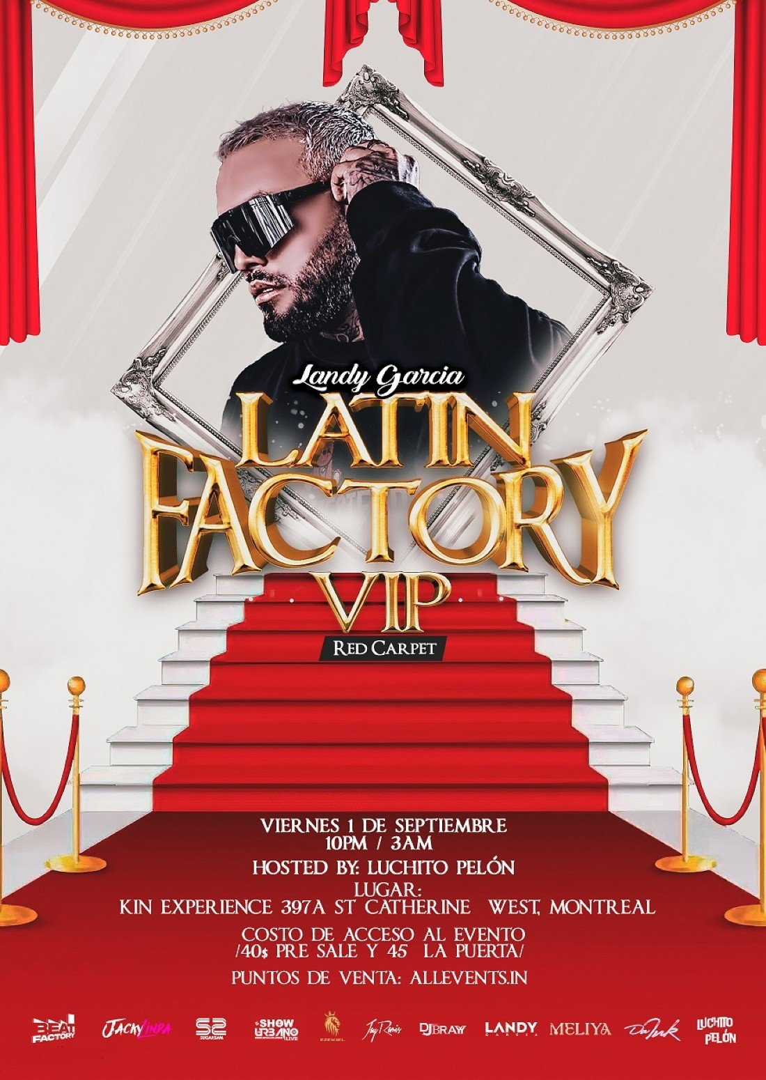 LATIN FACTORY VIP, Kin Experience, Montreal, 1 September to 2 September ...