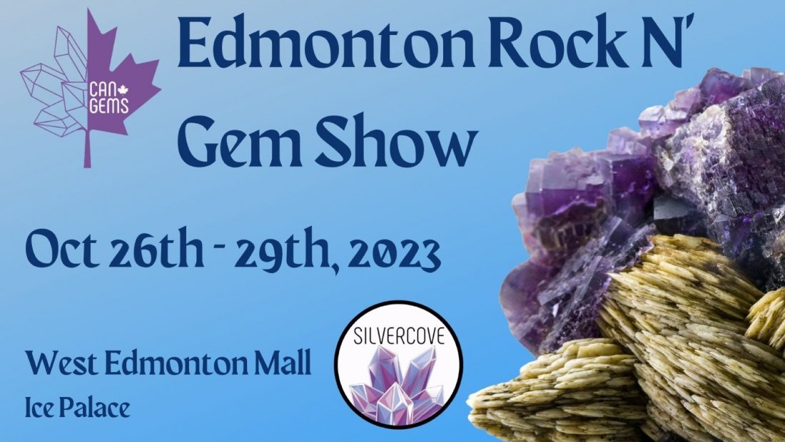 Edmonton Fall 2023 Rock N Gem Show, Ice Palace, west edmonton mall, 170