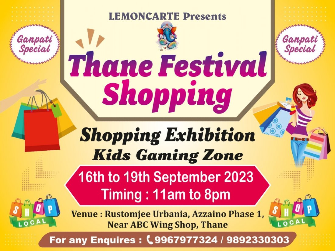 Lemoncarte Events Thane Festive Shopping Tickets, Rustomjee Urbania