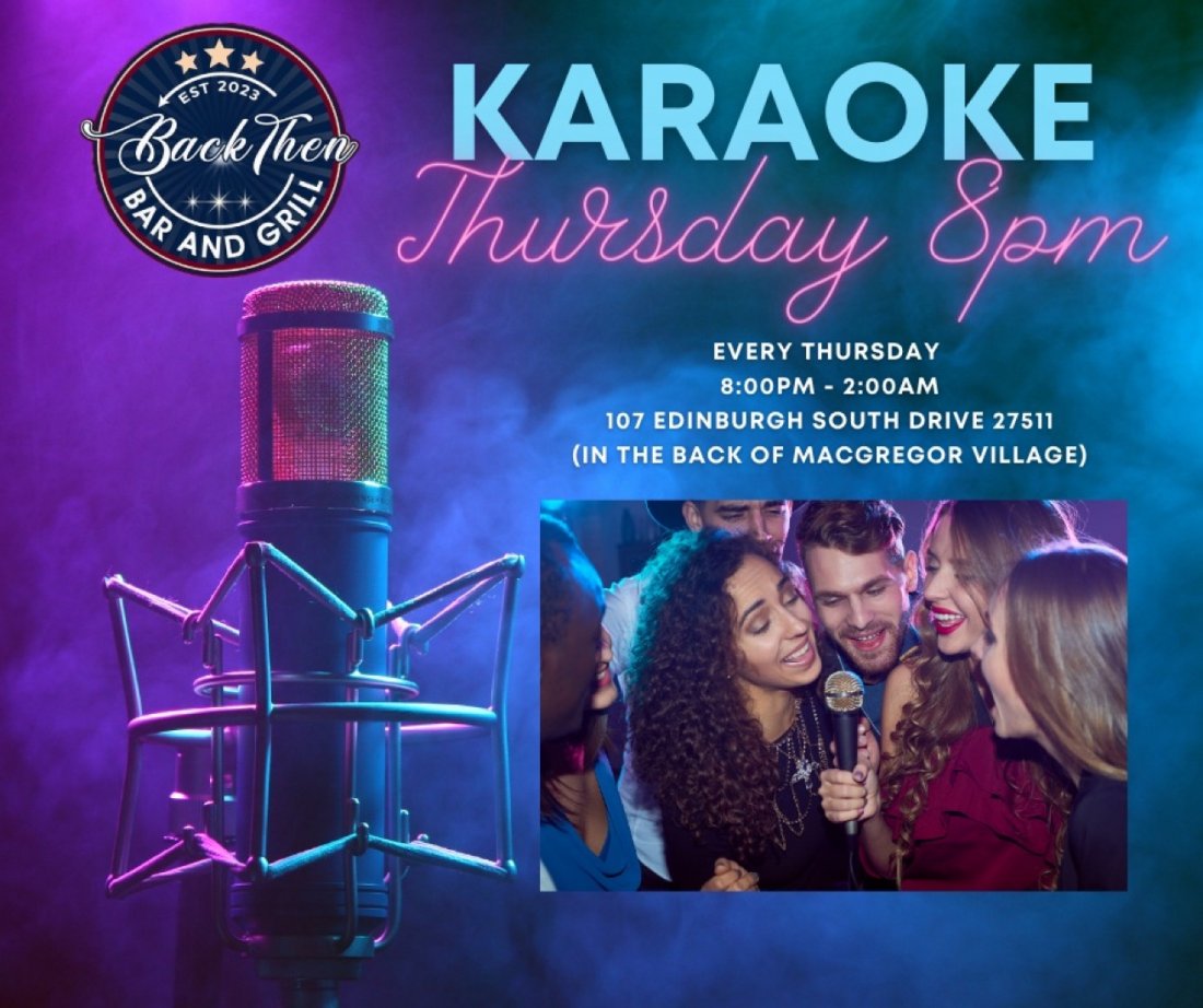 The best Karaoke Night! Tickets, Back Then Bar and Grill, Cary